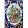 Pawakabano WTD - Piastrelle in ceramica, orientali, dipinte a mano, in stile mediterraneo, 45 x 30 cm (06-20)