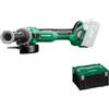 HiKOKI Akku-Winkelschleifer G1813DA (18V, Brushless, Spindelarretierung, Soft-Start, Zubehör)