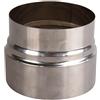 BUCAODA 1 Pz Connettore Canna Fumaria Riduttore Tubo Stufa, Rivestimento Canna Fumaria In Acciaio Inossidabile Adattatore Riduttore Camino Tubo Stufa For Caminetti Stufe A Legna(11cm~10cm)