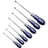 SET CACCIAVITI TORX CON FORO CALAMITATI IN ACCIAO FORGIATO 7 PEZZI T6 -T30