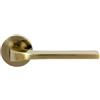 domino TIPO-R M3 - Maniglia per porta della stanza, porta dell'ufficio, della cantina e della porta interna, in alluminio e bronzo