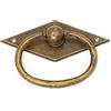 SACAR DUE SRL Maniglia rombo con anello ovale patinato antico 57 x 43 mm