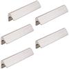 SOTECH 10 pezzi VERONIQUE II BA 160 mm Maniglie per mobili in acciaio inox spazzolato maniglie per cassetti lunghezza 170 mm da Schüco