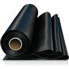 Renoplast® Membrana EPDM| 1 al metro Spessore 1,2mm Larghezza: 1,5m | Telo barriera per pareti Telo l'impermeabilizzazione di edifici | Protezione della facciata| Terrazza Balconi| Pavimenti ventilati