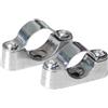 URTYP Morsetto per tubo tondo da 16-32 mm di diametro, con clip fissa con vite, in acciaio inox 304, codice fuori parete, fissaggio per staffa per tubo tondo, acciaio inox da 20 mm