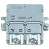 Televes 543503 - Mini splitter EasyF 2D, da 5-2.400 MHz, 4,3/4 dB
