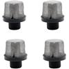 TopHomer 4 filtri a vite da 3/4 di pollice in acciaio inox a rete di aspirazione filtro airless vernice spruzzatore accessori per appassionati di fai da te