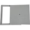 nextradeitalia 1PEZZO CHIUSINO CARRABILE COPERCHIO CON BULLONE coperchio 33x33 cm, telaio 37x37 cm