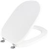 MODULARREDO | Sedile per WC DIANA, Tavoletta WC, Copriwater, Copri Wc, Copriwater Bianco, 35,1x46,30 cm, Bianco