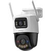 Generico Telecamera Cruiser Dual 2 Pro 8MP (3MP+5MP) Wi-Fi Esterno Doppio Obbiettivo, PTZ Videocamera Sorveglianza Esterno, IP66, Visione Notturna a Colori, 2,4ghz - IPC-S7XFP-8U0WED