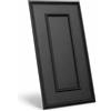 DECCART | Pannelli decorativi per pareti 3D boiserie, rivestimento parete in polistirolo, pannelli murali per interni, design elegante, facile montaggio, dimensione 100x50 cm, XL, Nero, 8m2