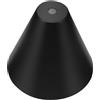 Housoutil Paralume in Ferro Nero Grande per Lampada da Scrivania e Camera da Letto, Coprilampada Decorativo Minimalista, Protezione Occhi, Facile Installazione, per Soggiorno e Studio,