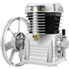 Hadwigger 1,5 KW, 2 CV, testa del compressore d'aria, testa della pompa del pistone, compressore d'aria compressore, aggregato, capacità di scarico 200 l/min, max 10 bar, strumento aria testa motore per il
