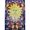 Pawakabano Mattonella in ceramica dipinta a mano in stile orientale, 45x30 cm (06-63)