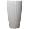 Bernstein Lavabo freestanding TWZ316 di pietra solida (Solid Stone) - 50 x 50 x 90 cm - colore a scelta, Colore:Bianco opaco