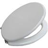 Ercos ACB Smart Copriwater per Sanitario Gemma, Tavoletta Sedile Water Compatibile con Wc Gemma Ideal Standard, Mdf, Bianco Euro Antingiallente
