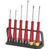 PB Swiss Tools Set di cacciaviti elettronici, 6 pezzi, fessura/PH
