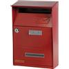 MAURER Cassetta postale in acciaio verniciato rosso mod. Signal