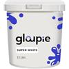 GLOUPIE SUPER WHITE Pittura Lavabile Acrilica Super Coprente Per Pareti Interne Ed Esterne, 13 Litri, Bianco, Made In Italy