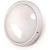 DOPO LIGHTING - Applique da parete MIR (ø27cm), uso esterno IP65, l'applique da parete esterna in poliammide con diffusore in policarbonato opale per balconi, terrazze e facciate, E27 23W, nero