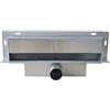 Bernstein Canalina di scarico doccia a parete WD-GT02 - scarico a scomparsa - lunghezza selezionabile, Lunghezza:700mm