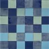 Cerames verde-blu piastrelle per mosaico verde e blu Azuna, in piastrelle di ceramica messicana, piastrelle in Messico per cucina, bagno, parete posteriore della cucina, confezione da 90 piastrelle da