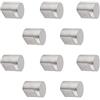 SOTECH 10 pezzi Pomelli per mobili CRAWLEY Ø 20 mm altezza 23 mm Acciaio inossidabile spazzolato Maniglia da cucina