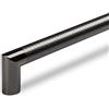 SOTECH Maniglia per mobili SCHÜCO ALU COMPETENCE Arnold Ø 16 mm maniglia a spinta BA 320 mm zigrinata canna di fucile/base nero cromo BA 320 mm