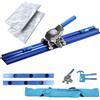 Ddasam Tagliapiastrelle Manuale Professionale, Tagliapiastrelle di Grande Formato fino a 300cm con Ventose Incorporate, Include Pinza e Valigia, Ideale per Ristrutturazioni e Fai da Te