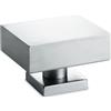 CASC POMOLO FISSO FENIX SICMA 65x80mm CON ROSETTA QUADRA 45x45mm CROMO SATINATO