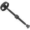 BAFOVY Vite per Morsa per Carichi Pesanti, Vite per Morsa Banco T20 Vite per Pressa in Acciaio con Volantino 100 Mm per Progetti di Lavorazione del Legno (350 mm)