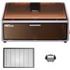 Creality Falcon A1 Macchina per incisione laser 10 W con tavolo a nido d'ape 460 x 346 mm, rilevamento automatico del materiale, incisore e taglierina laser da 600 mm/s, posizionamento telecamera HD