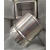 Generico Collare Canotto in Alluminio Ø 100 mm per Tubo Flessibile, Canale Plenum per Aria Condizionata
