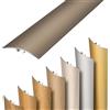 Dalsys profilo di transizione autoadesivo, da inserire e collegare 93cm x 37 mm in alluminio, listello di passaggio con compensazione altezza, champagne