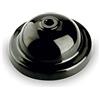 AMARCORDS - Rosone in porcellana per lampade a sospensione coprifili in ceramica a cupola colore NERO