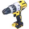 Dewalt DCD996N - Trapano combinato a percussione 18V XR a 3 velocità (solo corpo), 820 W, 18 V, giallo/nero