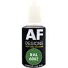 Alex Flittner Designs Pennarello per vernice RAL 6002, colore verde foglia satinato, 20 ml, vernice per ritocco acrilico, per riparazione, legno, metallo, mobili da bagno
