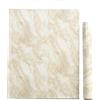 PoetryHome Carta da parati rimovibile in vinile beige marmo per piano di lavoro, tavolo, paraschizzi, autoadesiva, impermeabile, rotolo di carta da parati in marmo 40 x 300 cm