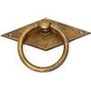 SACAR DUE SRL Maniglia rombo con anello patinato antico 82 x 60 mm