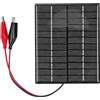 Haofy Pannello Solare 2W 12V Ad Alta Efficienza di Conversione Caricatore per Pannello Solare in Polisilicio Antivento per Luci Radio Antivento