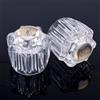 Gosknor 2pz Ricambio Manopola Doccia, Acrilico Trasparente Manopole Doccia Calda/Fredda/Deviatore Compatibili con Delta/Delex/Peerless Maniglia Rubinetto Doccia Vasca Da Bagno