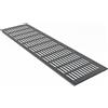 MS Beschläge Griglia di ventilazione in alluminio da 150 mm di larghezza, verniciata a polvere, colore antracite, RAL7016, griglia (800mm)