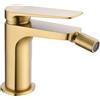 MICE COLLECTION MICE - Miscelatore per bidet in ottone - Rubinetto igienico per WC adatto per acqua fredda/calda - Colore oro spazzolato BDN047-2OC Serie Napoli