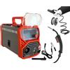 TANIASHOP Saldatrice Multifunzione Filo Continuo MIG No GAS + MMA Elettrodo 500 Ampere per Fabbro Display Digitale Portatile Saldatura MIG MMA IGBT inverter include Filo Animato