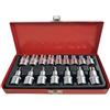 TEKNOPOWER SET 16 CHIAVI A BUSSOLA TORX MASCHIO FEMMINA ATTACCO DA 1/2