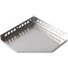 Dalsys Piatto doccia piastrellabile 200mm x 200mm argento piatto doccia angolare per piastrelle, accessori bagno, acciaio inox resistente alla corrosione
