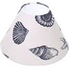 DECORNIJIA Paralume in Lino con Stampa Vintage Paralume per Lampada da Scrivania e Sostituzione per Abat Jour Look e Luce Adatto Classici e Moderni