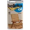 BELINKA Olio per legno per esterni con forte protezione dai raggi UV e dalle intemperie, 0,5 litri di olio protettivo per legno incolore, protezione per anni per il vostro legno, per tutti i legni