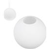 LALAFINA Paralume in Vetro Smerigliato 15Cm Globo Sferico Ricambio Per Lampada Da Soffitto Led Copertura Plafoniera Fai Da Te Adatta a Camera Da Letto E Soggiorno