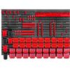 KADAX Scaffale da parete per officina, sistema di stoccaggio 116x78cm in plastica robusta, resistente ai raggi UV, scaffale per officina, pannelli da parete espandibili, scaffale a contenitori per